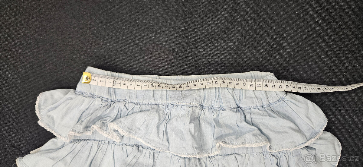 Džínová sukně se šortkami v.140 - 4
