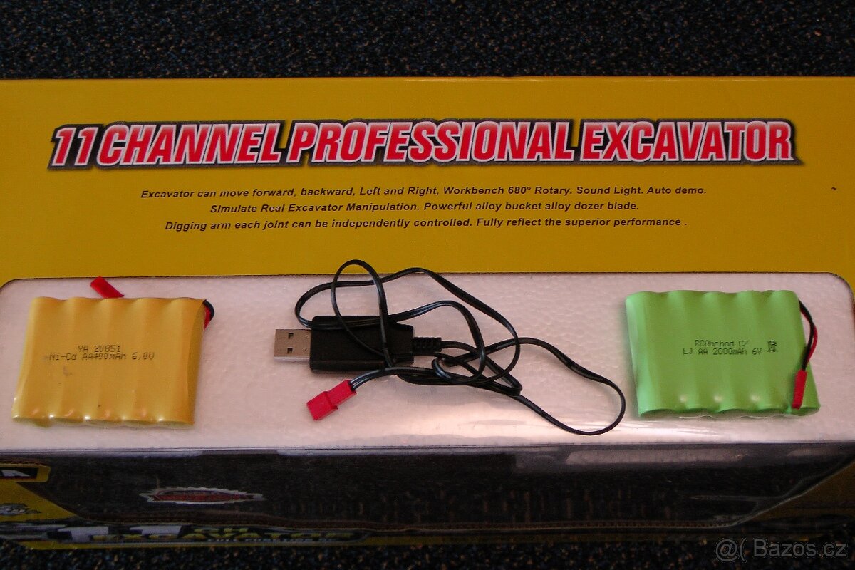 Prodám RC velký bagr s radlicí - 4