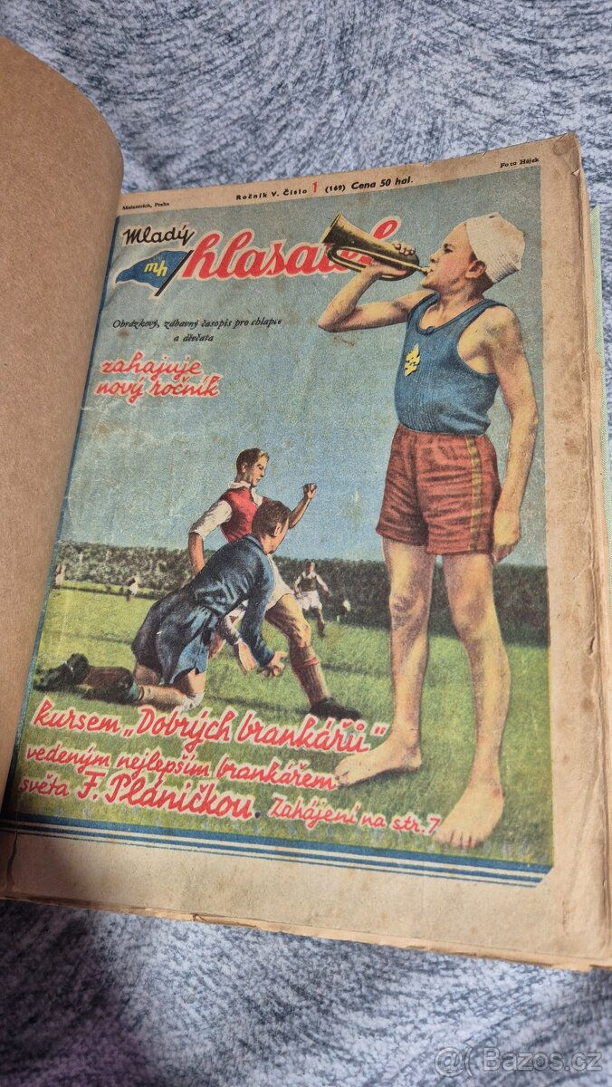 Mladý hlasatel 1939/40 V ročník Rychlé Šipy - 4