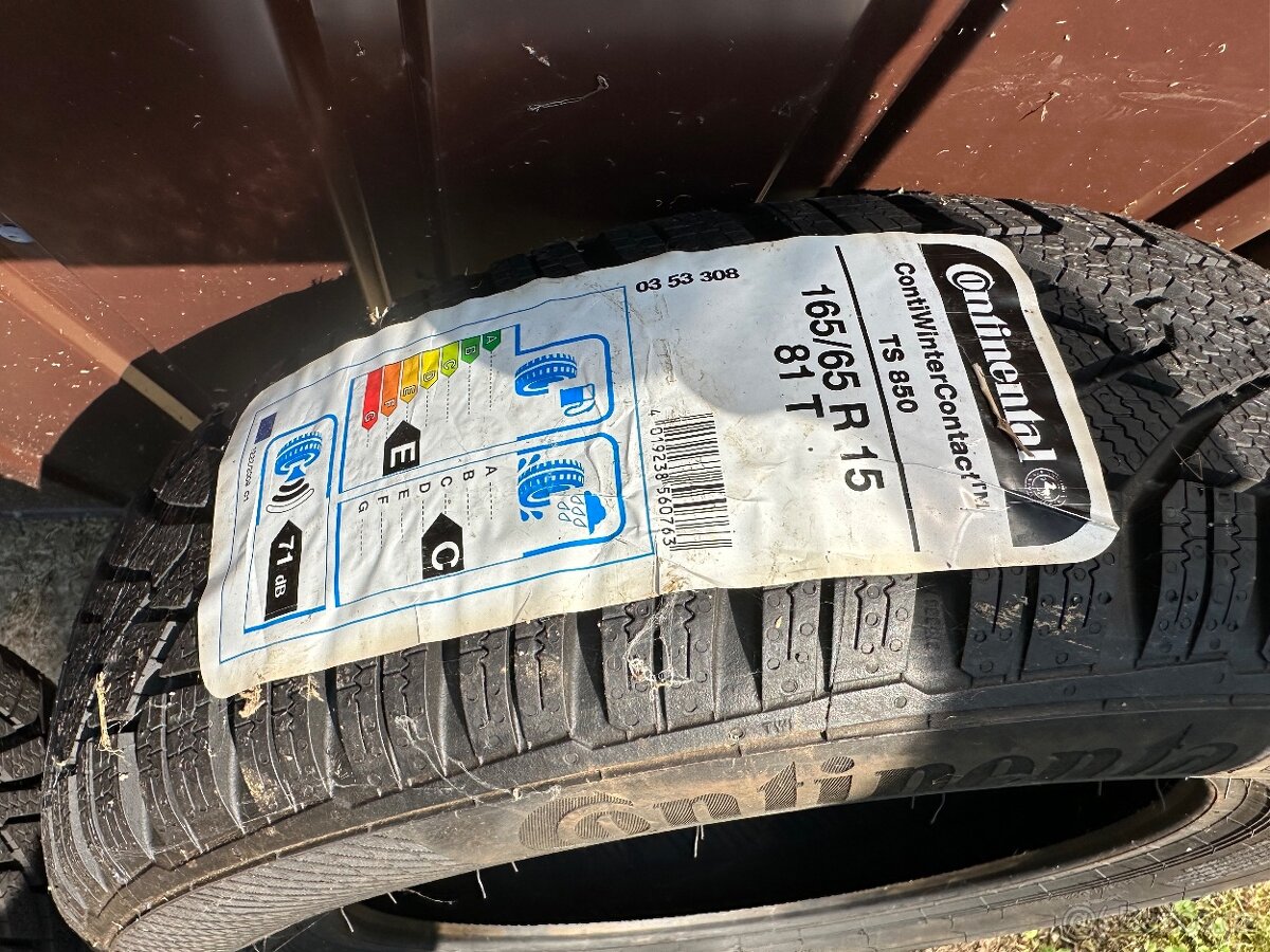 165/65 R15 81T CONTINENTAL TS 850 ZIMNÍ PNEU 2KS - 4