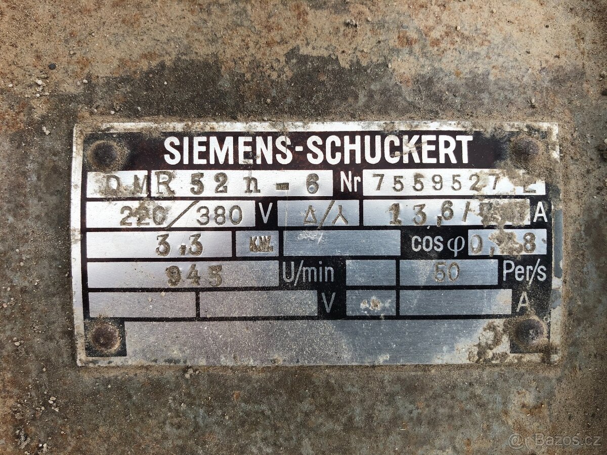 Kalové čerpadlo – motor SIEMENS 3,3 kW. - 4