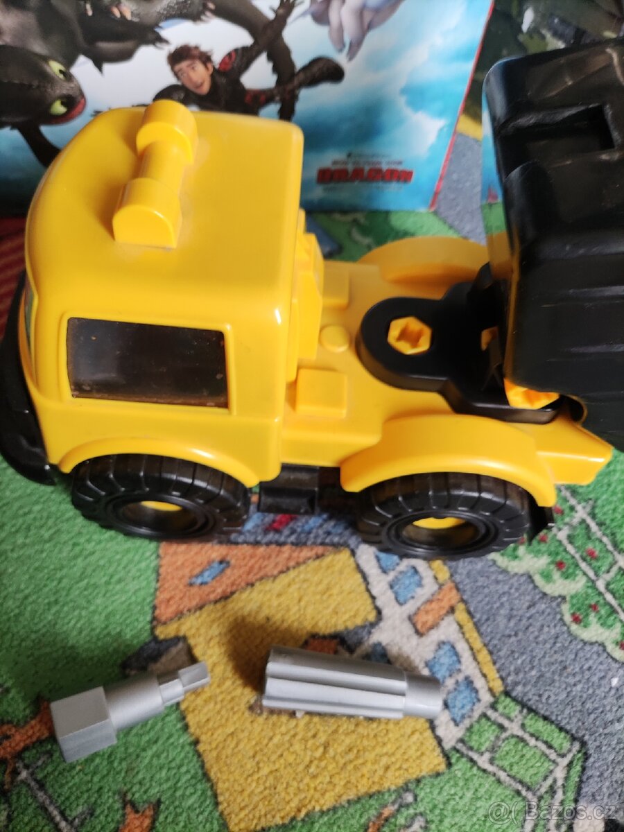 Skládací nákladní auto 30x20cm podobné Igráček - 4