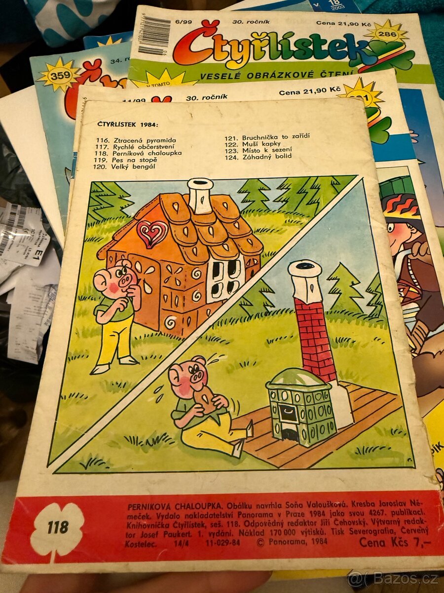 Časopisy Čtyřlístek 1984 - 4