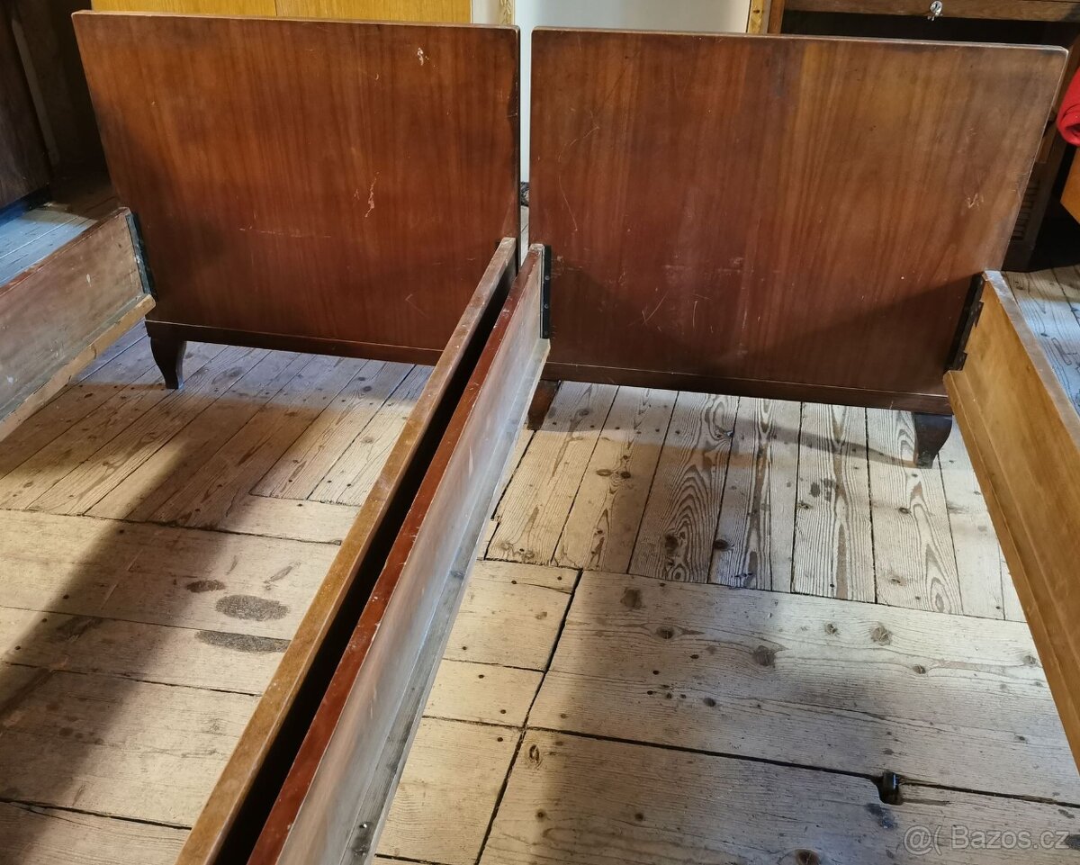 2 starožitné postele - 4