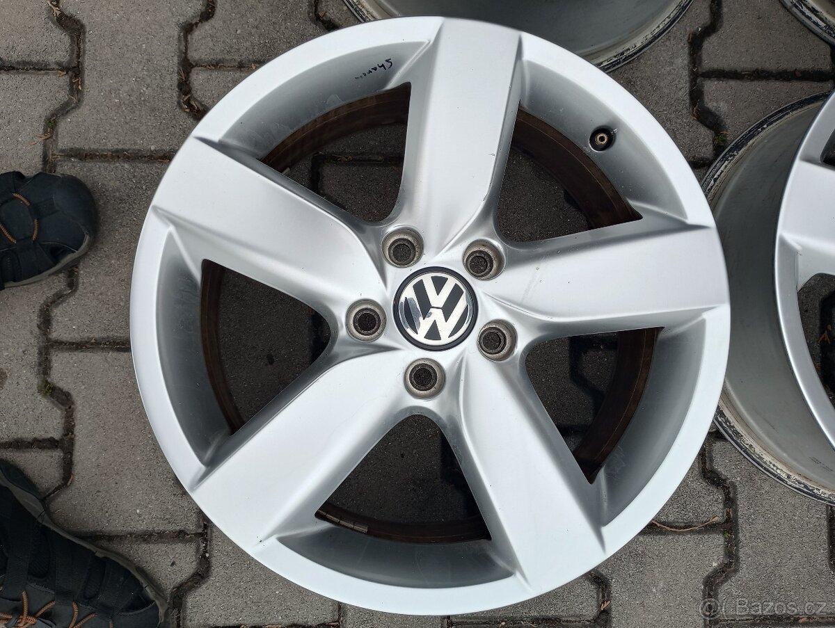 Alu litá kola BORBET 17" ORIGINÁL VOLKSWAGEN,5x112mm - 4