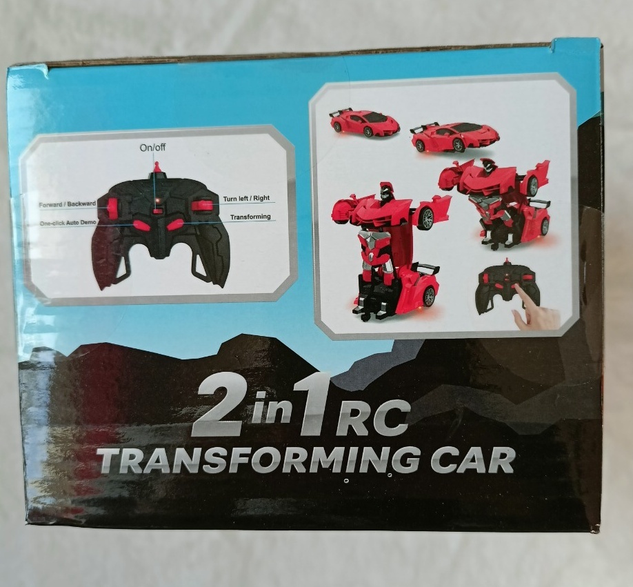 Nové RC transformující auto 2 v 1 - auto / robot - 4