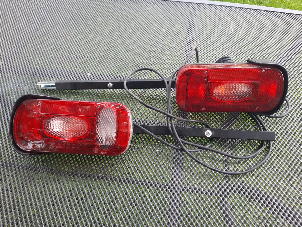 Koncová světla kompletní na přívěs,nosič na auto nový aj. - 4