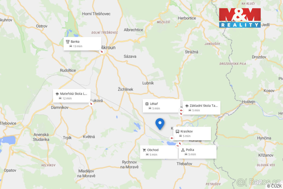 Prodej pole, 6094 m², Krasíkov - 4