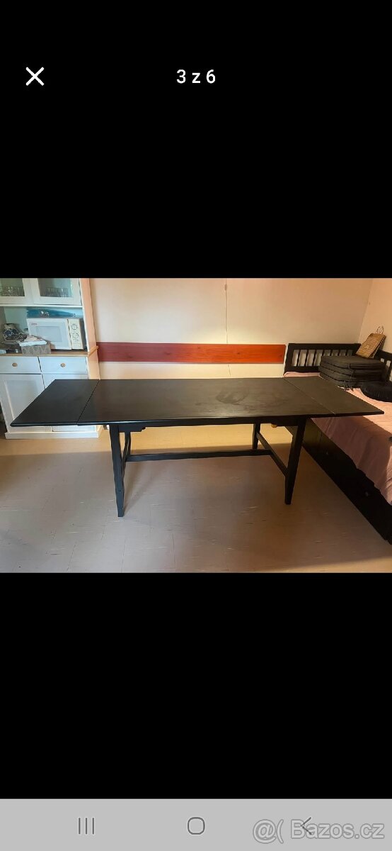 Černý stůl IKEA - 4