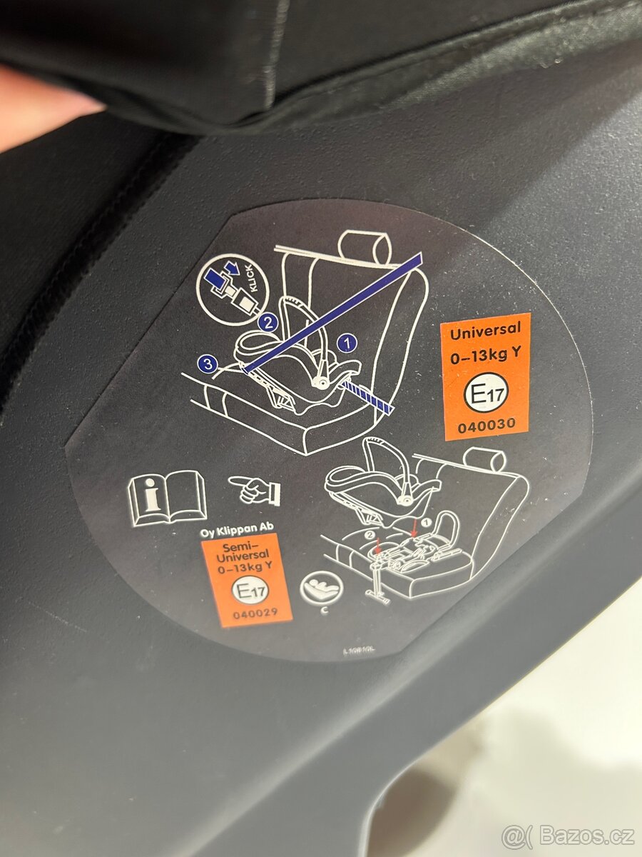 Klippan Dinofix dětská autosedačka - 4