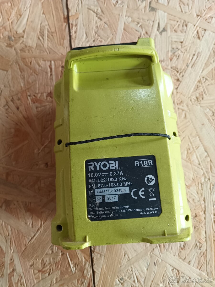 Stavební rádio ryobi R18R - 4