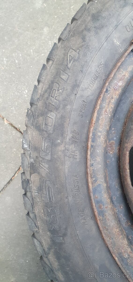 Pneu Pneu 185/60R14 disk 6jx14 et43 s roztečí 5x100mm - 4