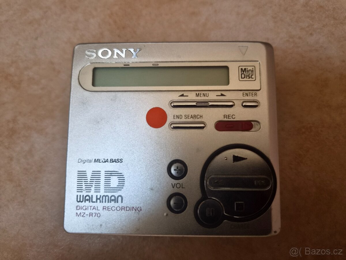 Prodám sbírku 5× Sony MiniDisc Walkman - 4