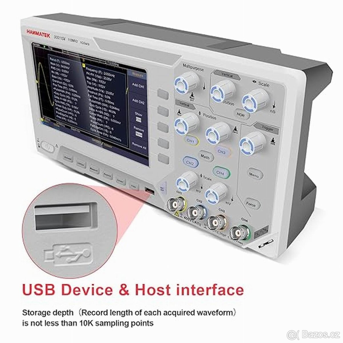 digitální osciloskop Hanmatek DOS1104 - 4