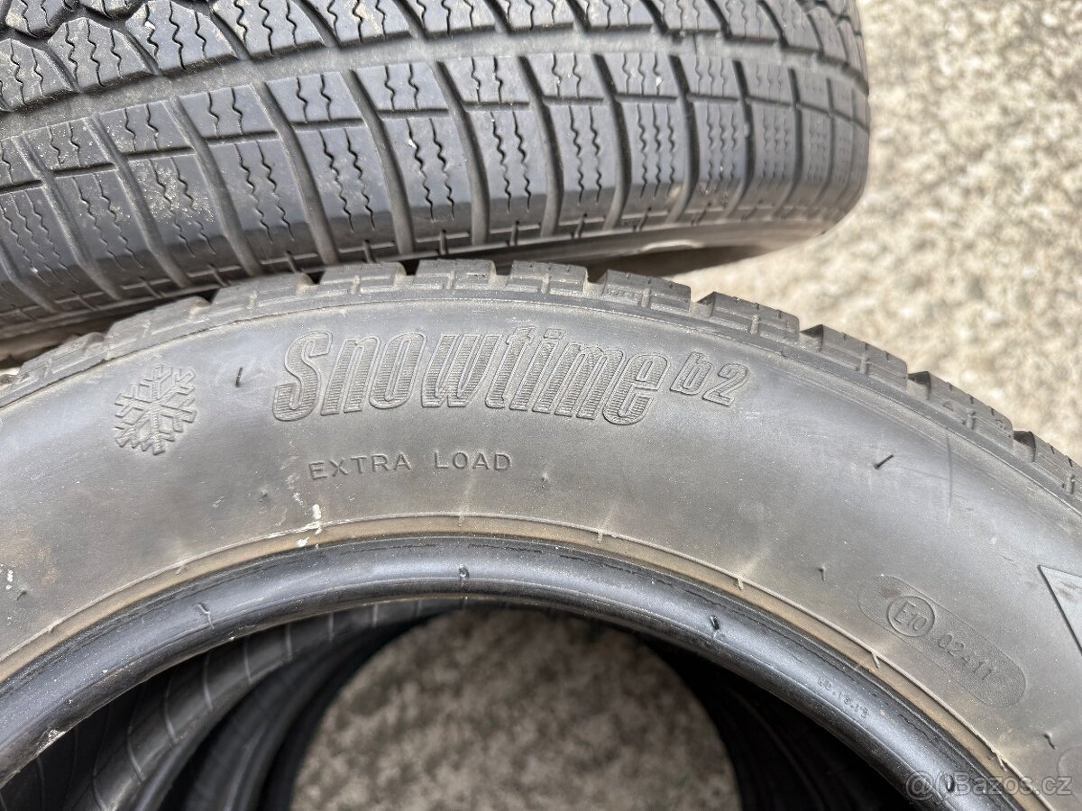4ks zimní pneu 185/65/15 Riken SnowTime B2 - vzorek 7mm - 4