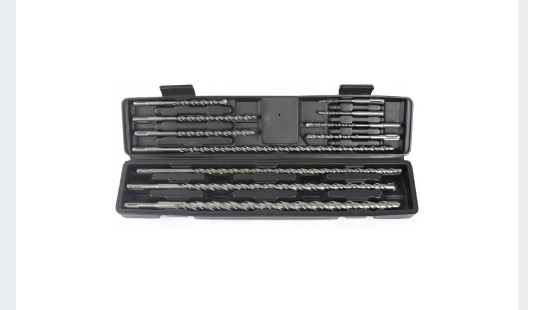 SADA 11 KUSŮ VRTÁKŮ DO BETONU SDS + V KUFRU - 4