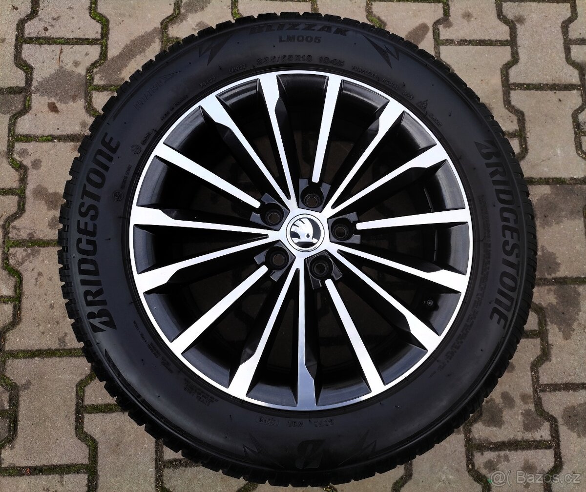 Alu kola originál Škoda Kodiaq 5x112 R18 Trinity - 4