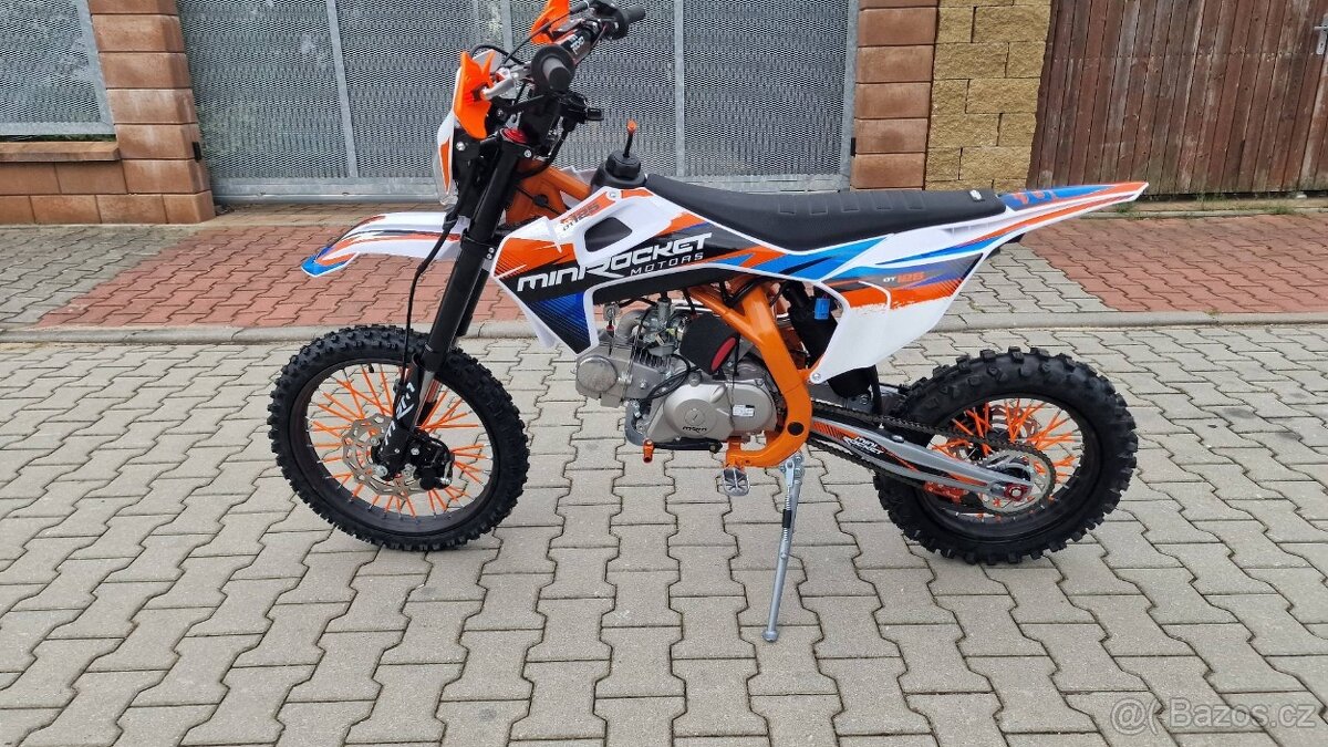 Pitbike DT125 17/14, světlo, el startér, řazení s - 4