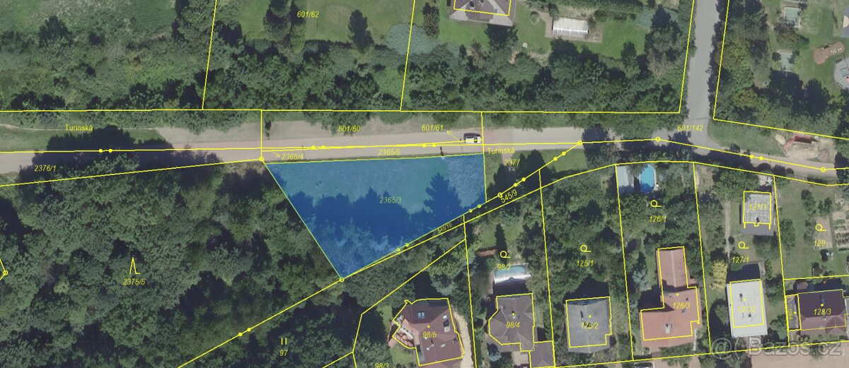 Prodám pozemek v k.ú. Hostivař - 4