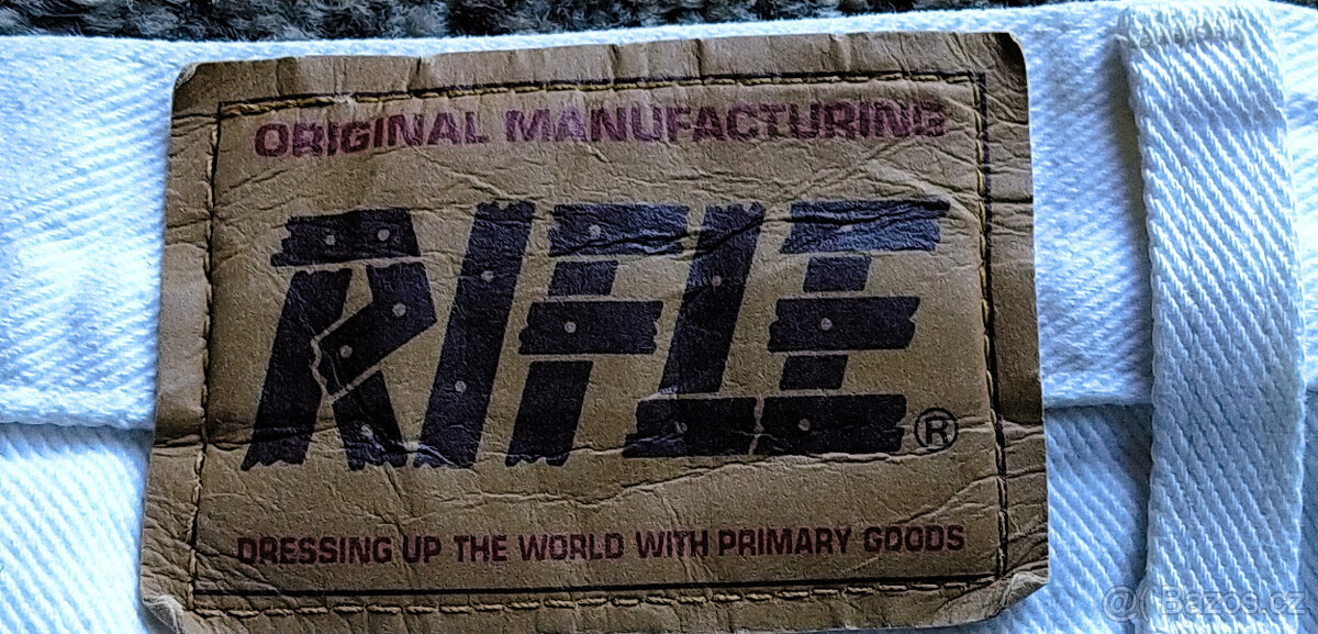 Kalhoty bílé - klasické rifle - 4