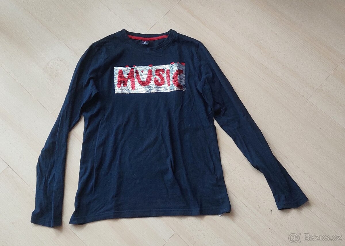 Dětské triko, tričko vel.158-164 s dlouhým rukávem - 4