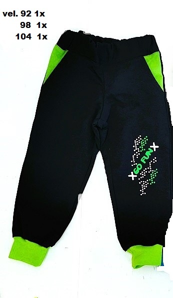 dětské tepláky nové vel. 92- 128 - 4