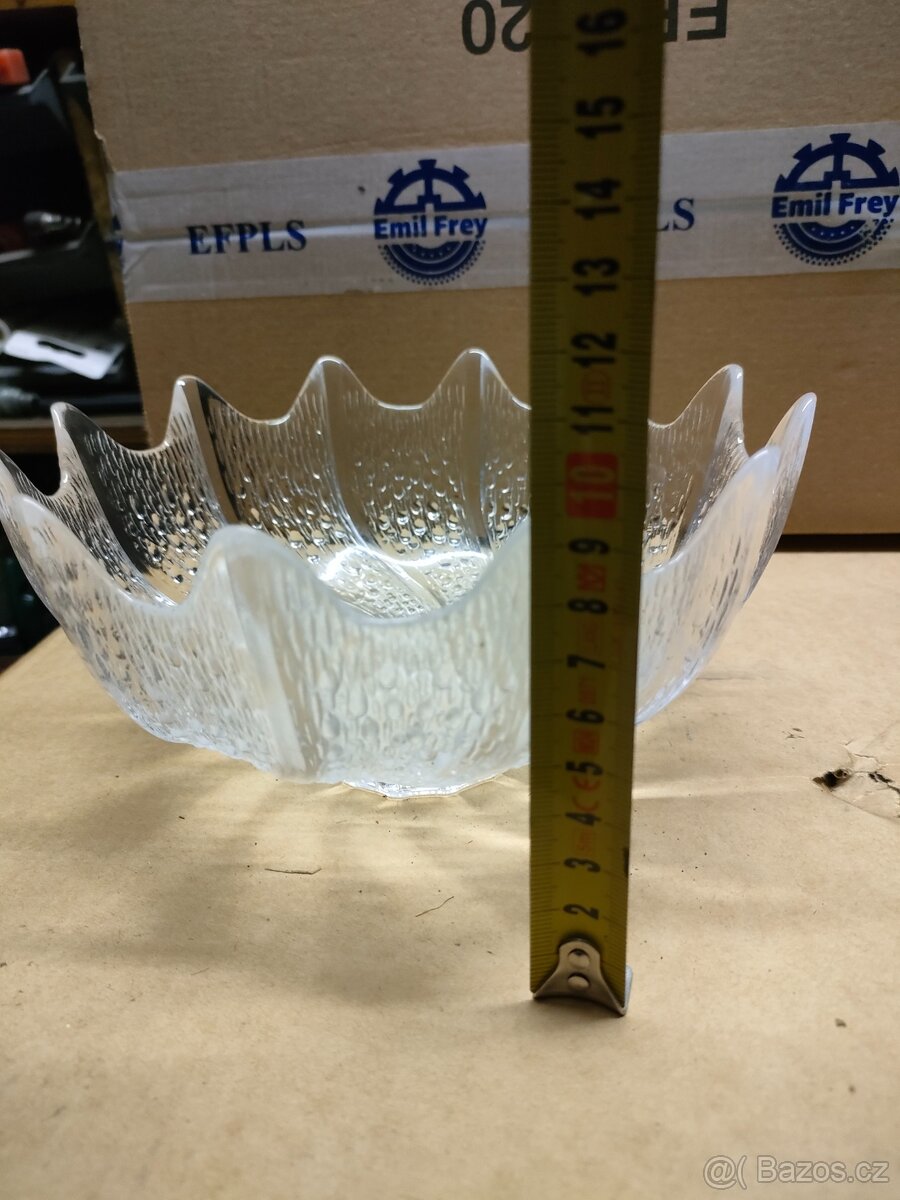 Skleněná mísa 19,5cm - 4