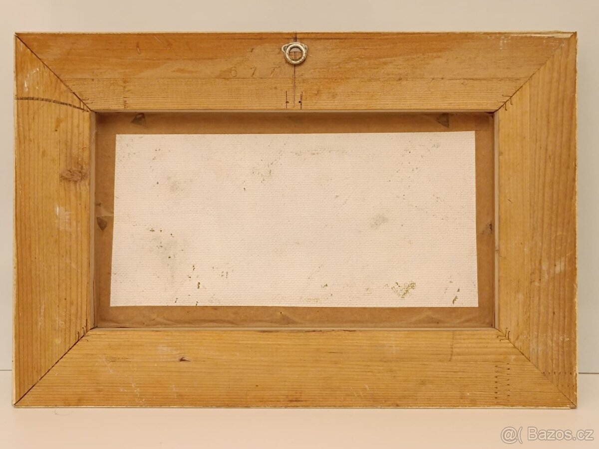 Obraz Joža, Šumava rašeliniště, olej 28x41 - 4