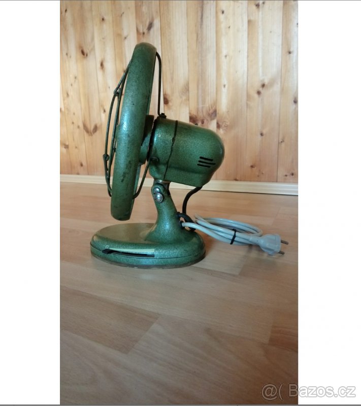 Retro větrák 50.léta. Letecký - industriální design. - 4