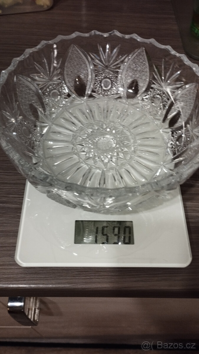 Mísa křišťálová broušená - 4