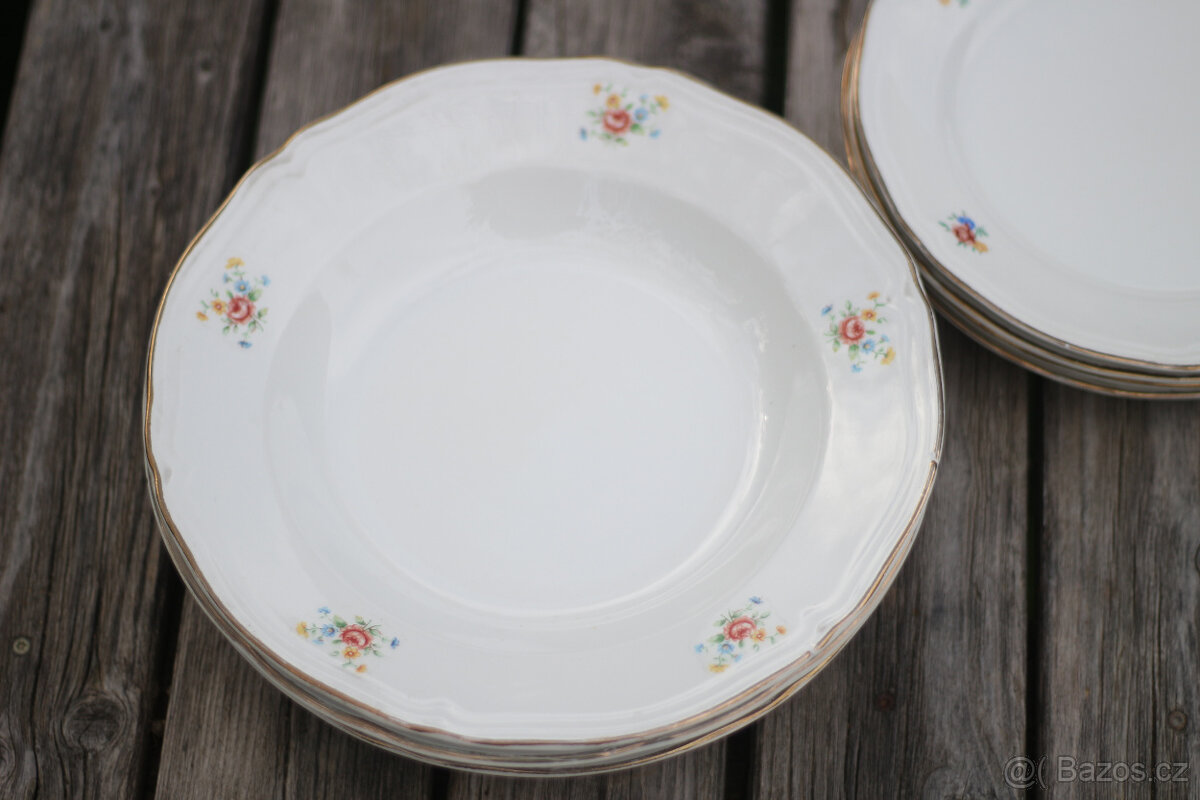 Italský porcelán Fontebasso Treviso - talíře - 4