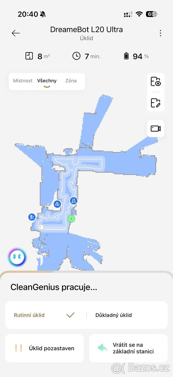 Dreame L20 Ultra černá robotický vysavač, záruka - 4