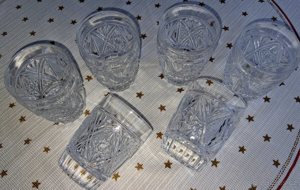 Sada retro skleniček 6ks - 4