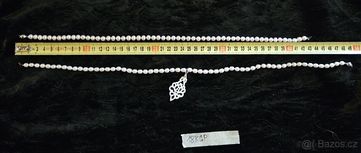 Perlové náhrdelníky (18KGP) - 4