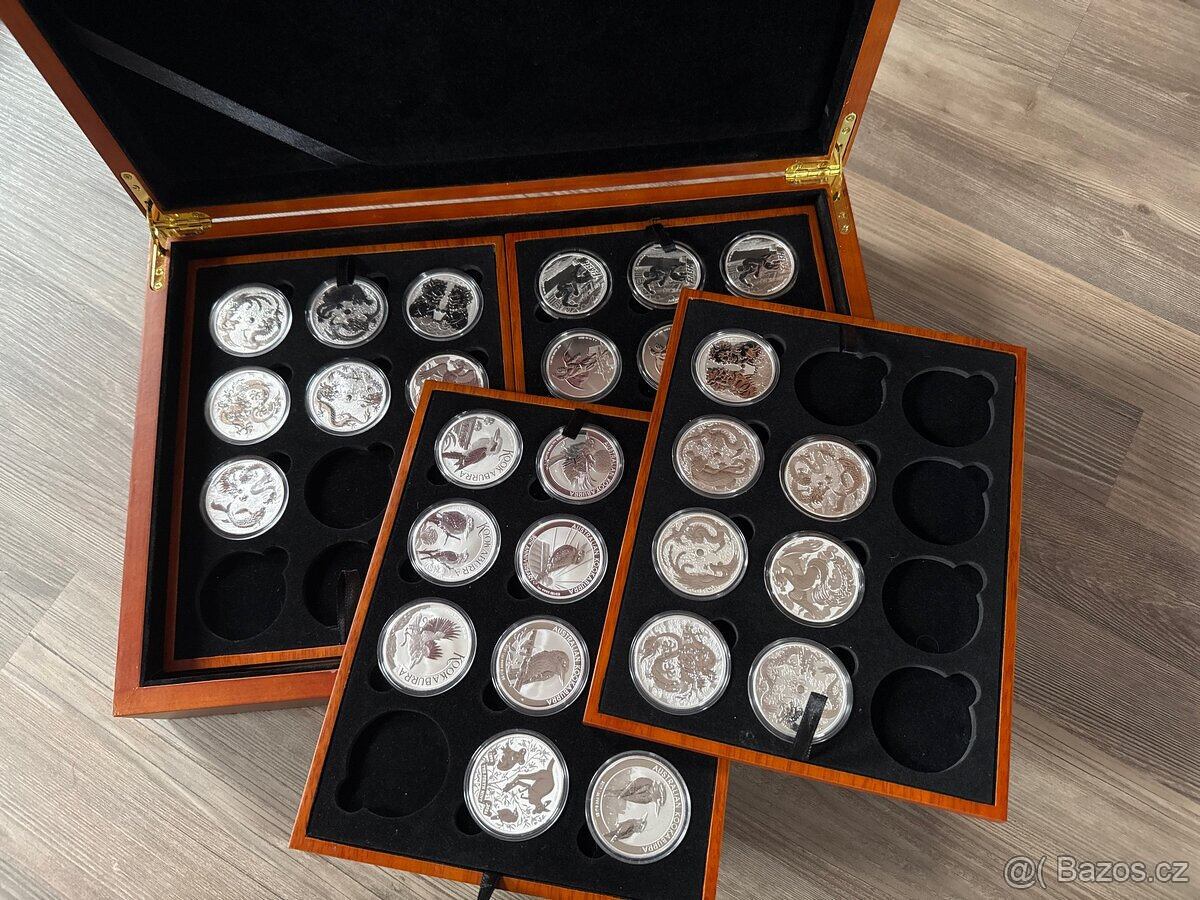 Malé plato pro 500,- stříbrné mince ČNB v kapsli 45mm - 4