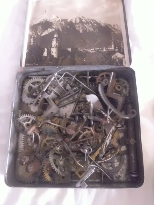 Stará Pozůstalost po Hodináři - Hodinky i Stříbrné a Díly - 4