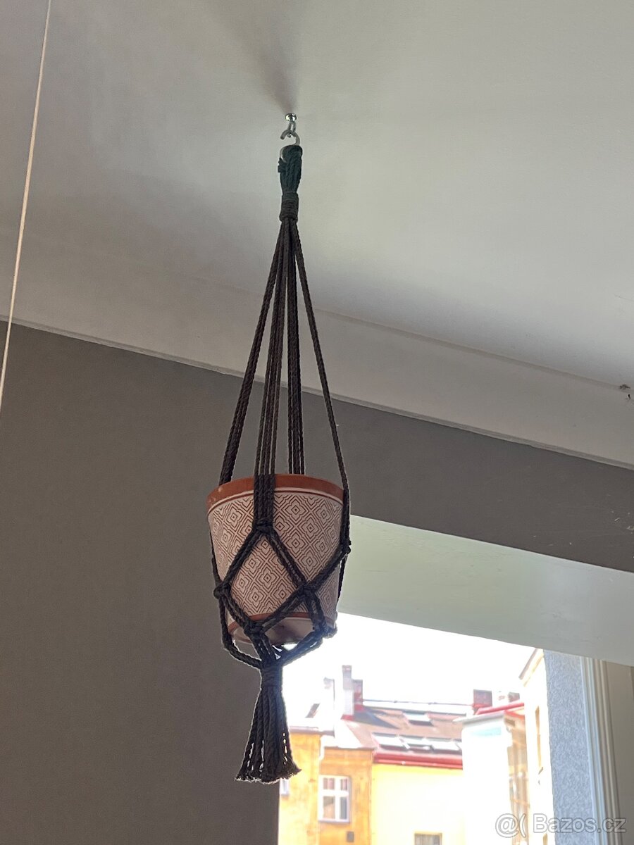 Makrame závěsy na květiny - 4