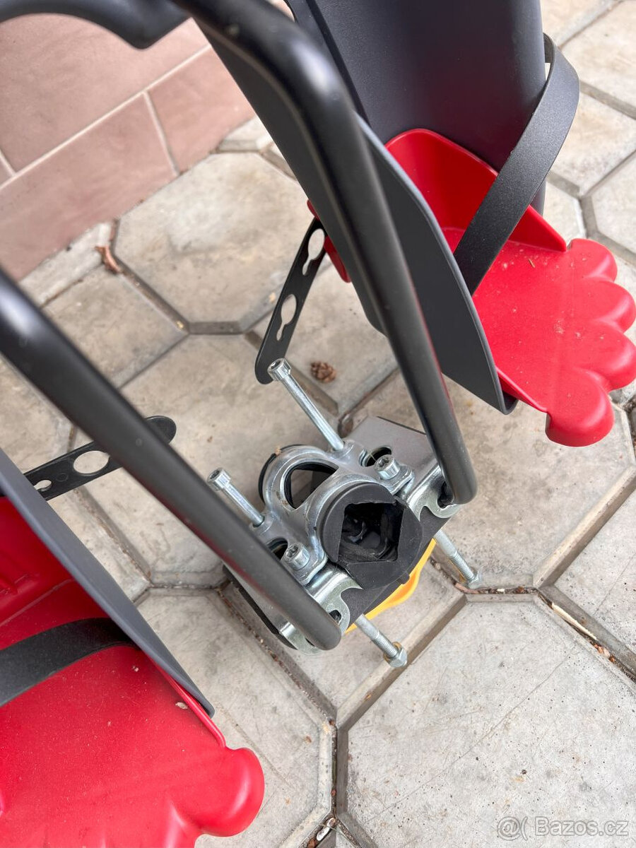 Cyklosedačka Bellelli RABBIT FIX šedo-červená - 4