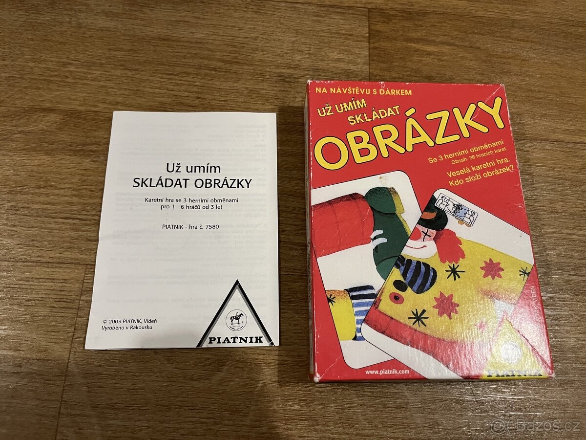 Karetní hry pro děti 3+ až 4+ (pexeso Krteček, Frozen atd.) - 4