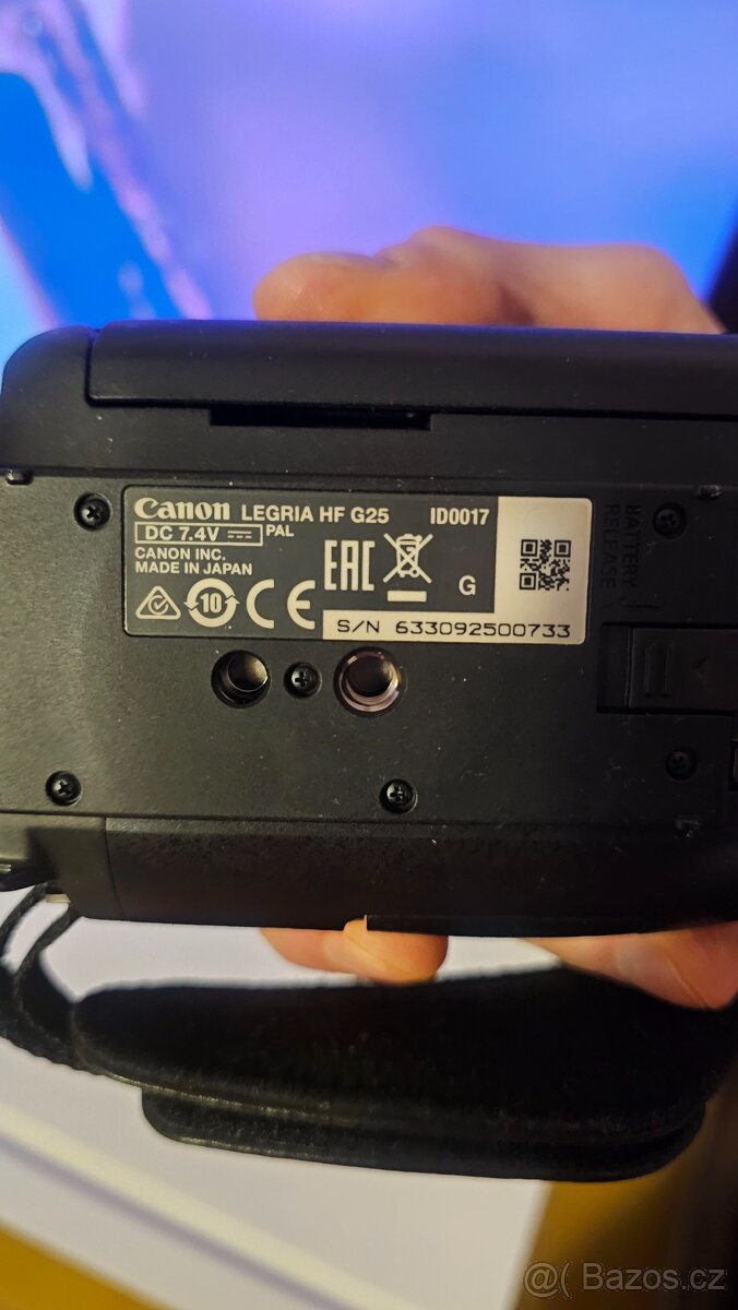 Canon LEGRIA HF G25 – profi HD videokamera, kompletní balení - 4