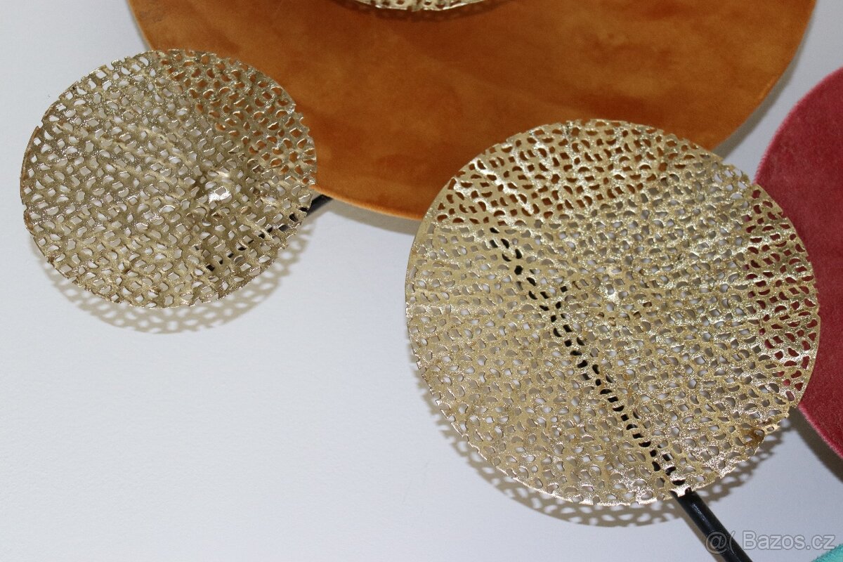 Kovová nástěnná dekorace na zeď - 4