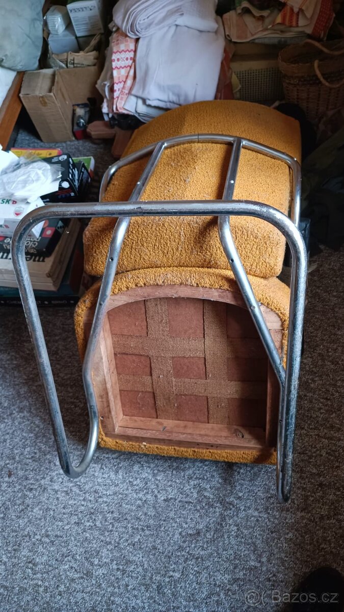 Chromová křesla k renovaci - 4