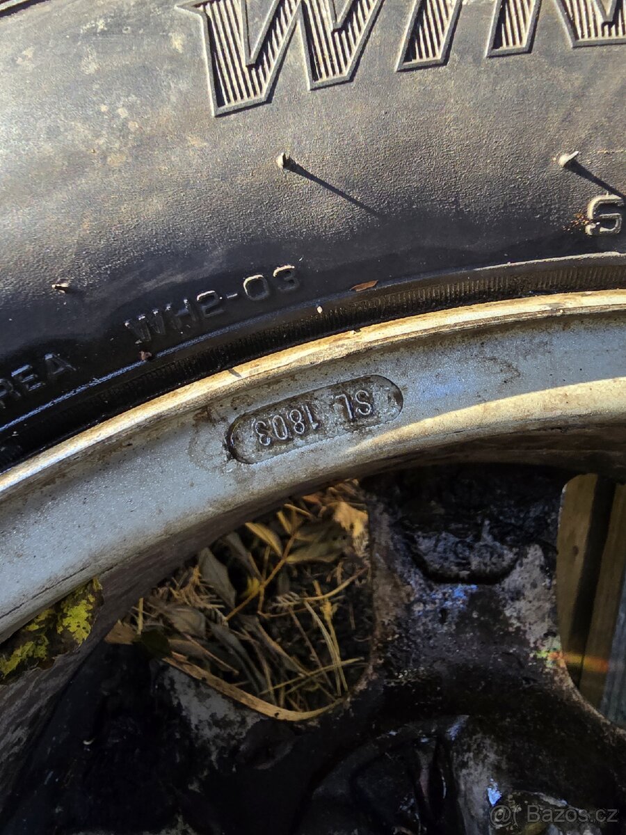 Alu kola se zimními pneumatikami na Peugeot 307 - 4