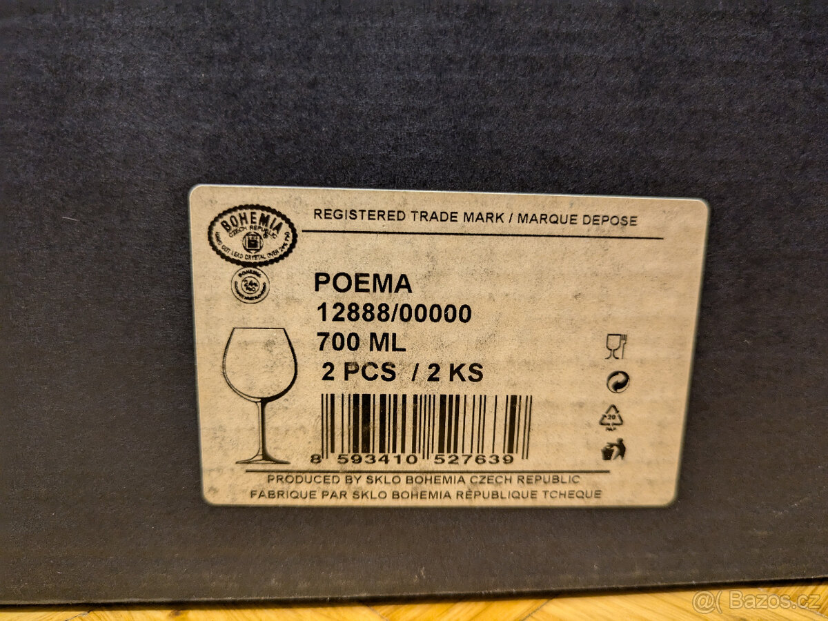 Sklenice Bohemia Crystal 700 ml 2ks - 4