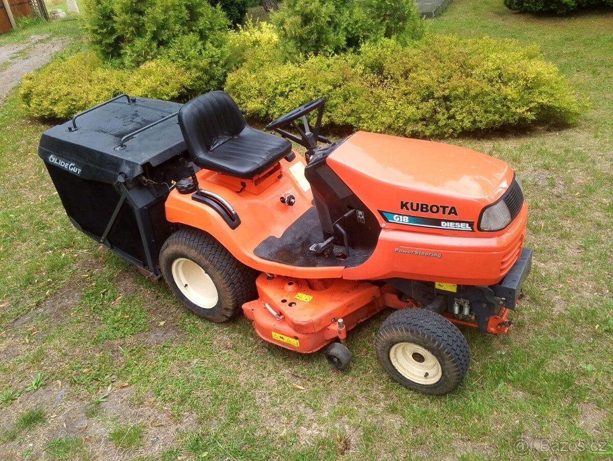 Prodám zahradní traktor Kubota G18 diesel - 4