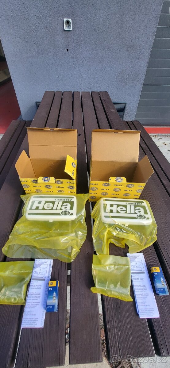 Hella Comet 450 žluté mlhovky čirá dálková - 4