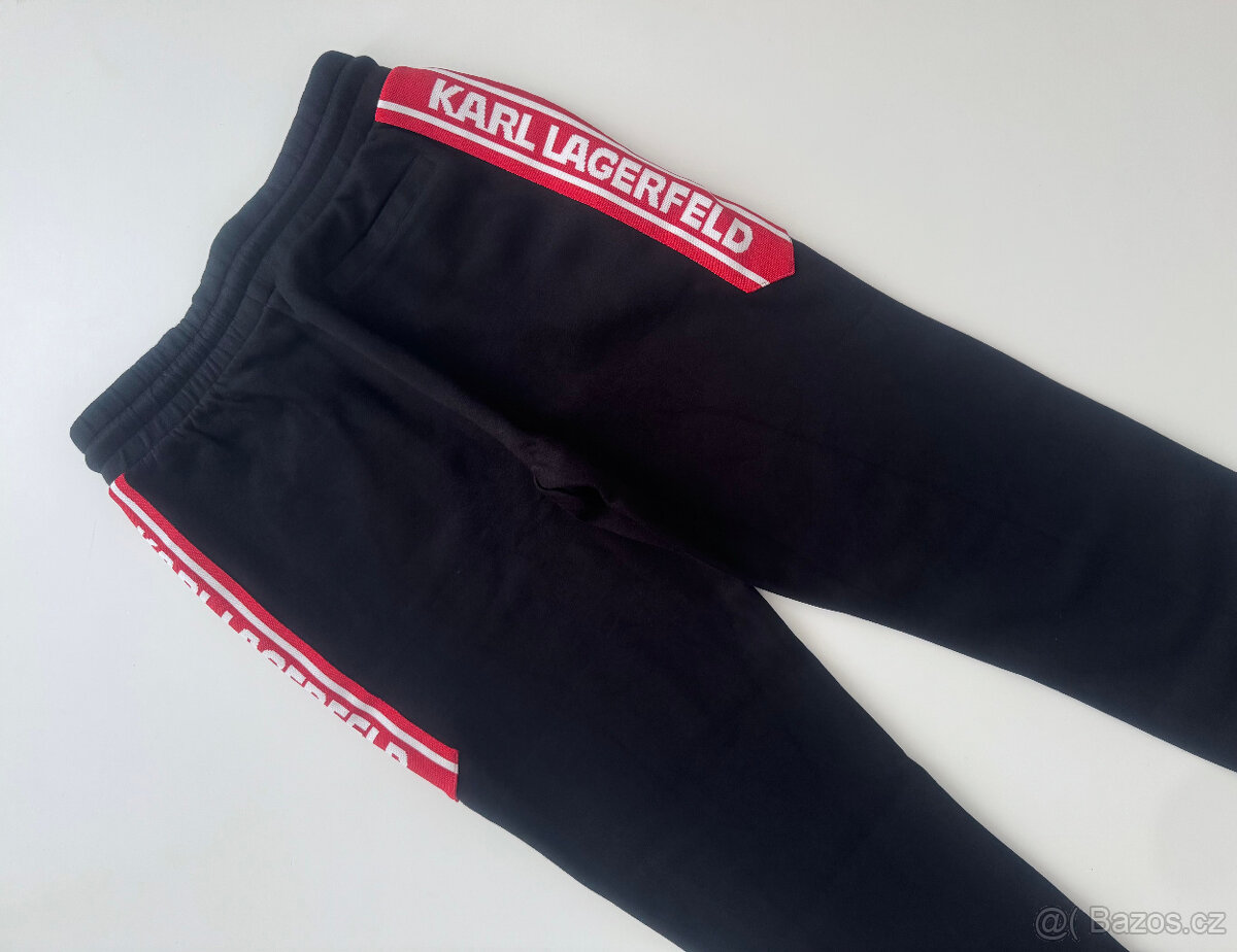 Pánské černé tepláky Karl Lagerfeld vel. M - 4