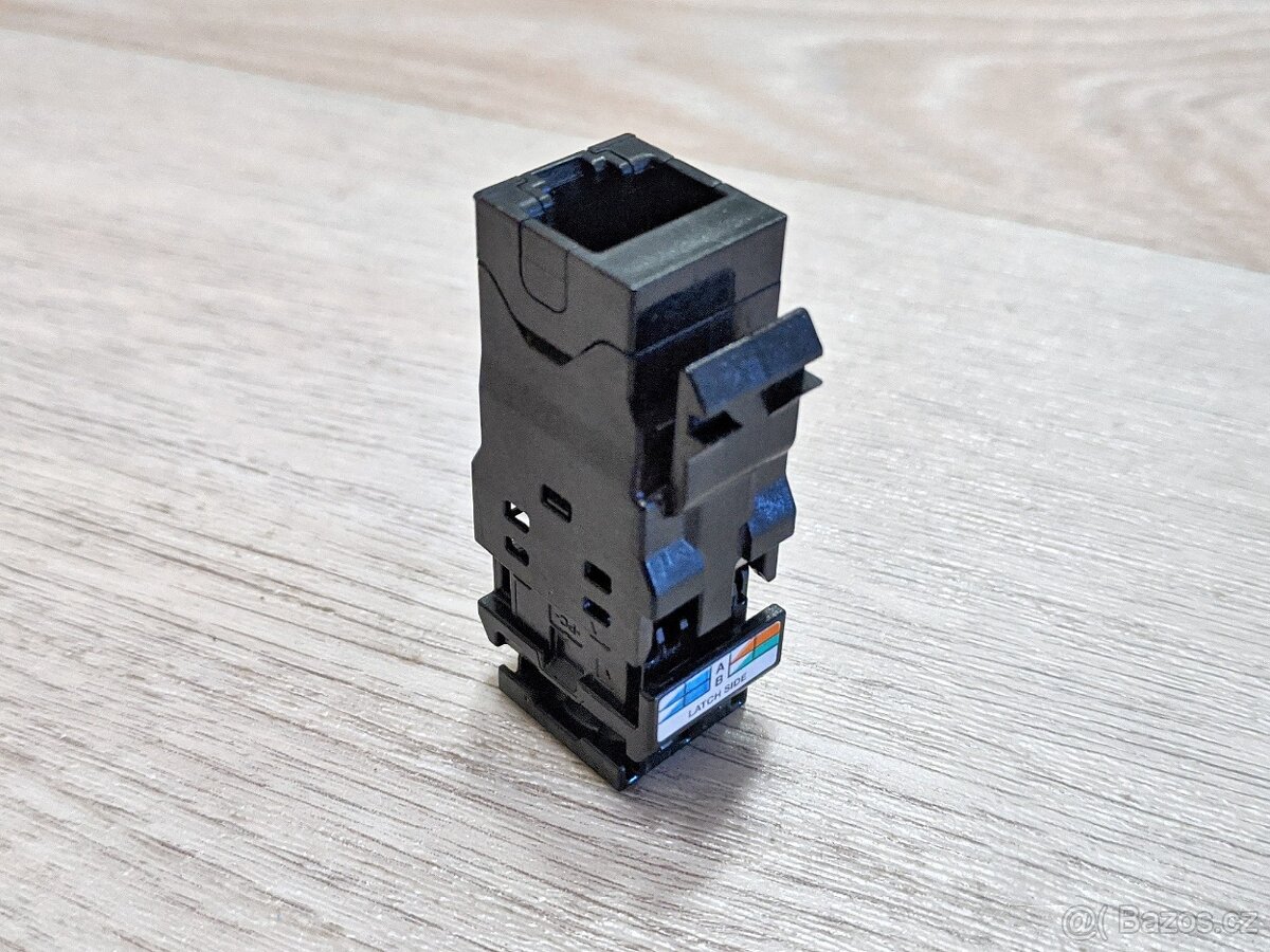RJ45 cat.6A UTP Keystone moduly - 4