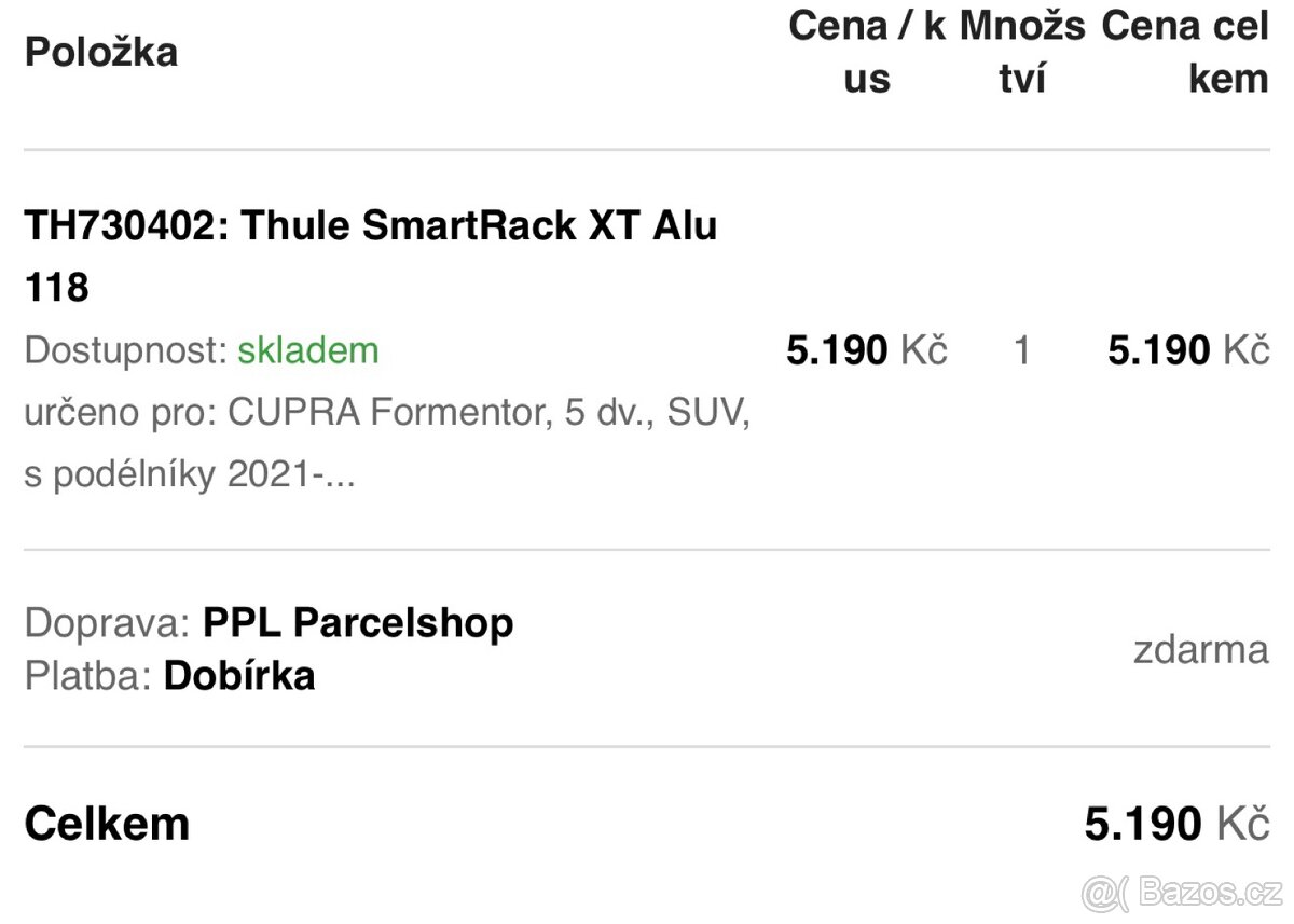 Thule SmartRack XT Alu 118 - 4