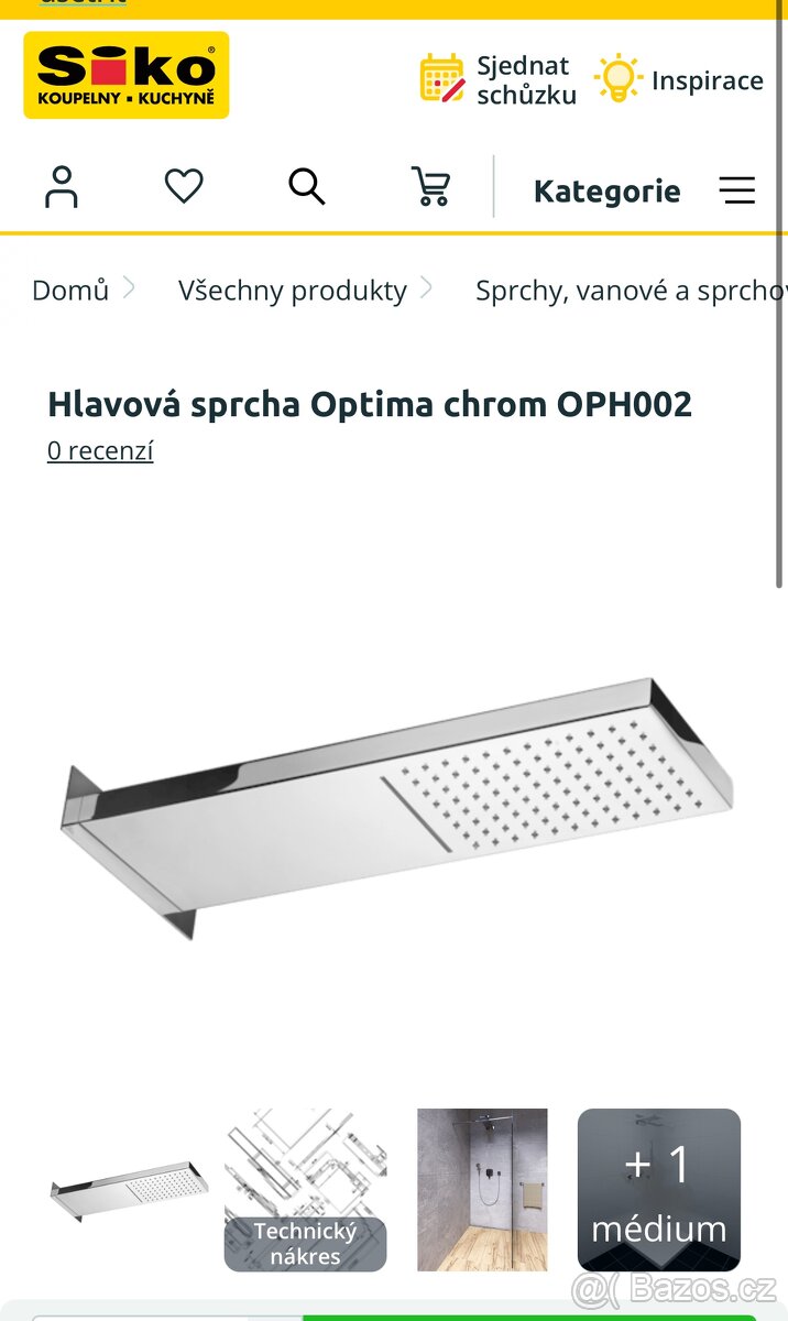 Prodam - hlavova sprcha Optima - 4